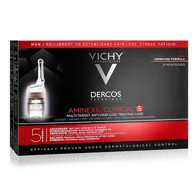 Vichy Dercos Aminexil Clinical 5 Men 21x6 ml - 1