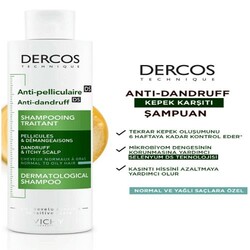 Vichy Dercos Anti Dandruff Kepek Karşıtı Şampuan 200 ml - Normal ve Yağlı Saçlar - 4