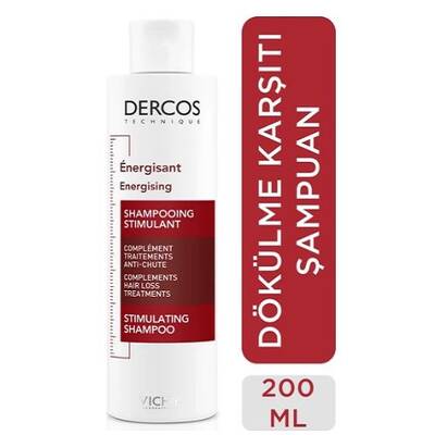 Vichy Dercos Energisant Shampoo 200 ml Saç Dökülmesine Karşı Şampuan - 1