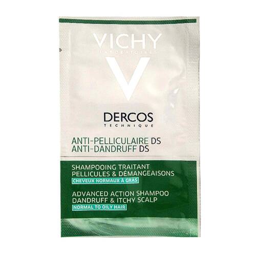 Vichy Dercos Shampoo - Normal ve Yağlı Saçlar İçin Kepek Karşıtı Şampuan 6ml - 1