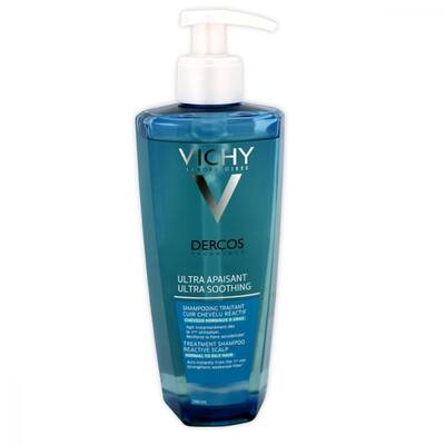 Vichy Dercos Ultra Apaisant 390 ml Normal Ve Yağlı Saçlar İçin Yatıştırıcı Şampuan - 1