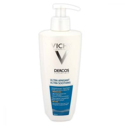 Vichy Dercos Ultra Apaisant Ultra Soothing 390 ml Kuru Saçlar İçin Yatıştırıcı Şampuan - 1