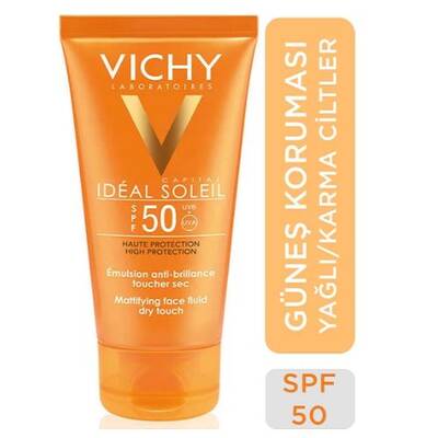 Vichy Ideal Soleil SPF50+ Mattifying Face Fluid Dry Touch 50 ml - 1