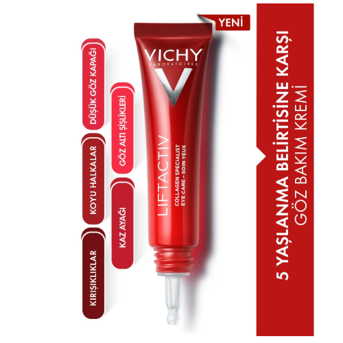 Vichy Liftactiv Collagen Specialist Göz Bakım Kremi 15 ml - 1