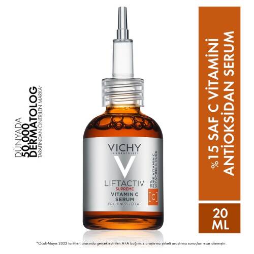 Vichy Liftactiv Supreme Vitamin C Serum Antioksidan 20 ml - 1