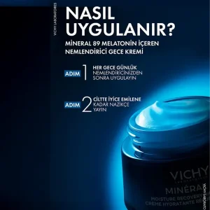 Vichy Mineral 89 Melatonin İçeren Nemlendirici Gece Kremi 50 ml - 3