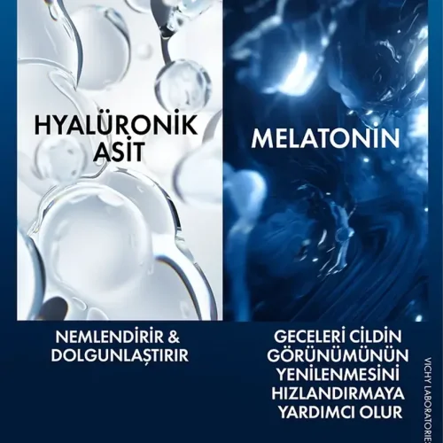 Vichy Mineral 89 Melatonin İçeren Nemlendirici Gece Kremi 50 ml - 2