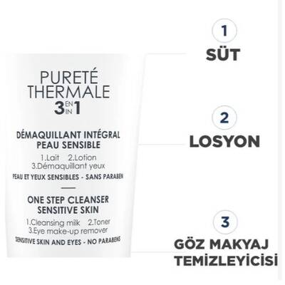 Vichy Purete Thermale 3'ü 1 Arada Temizleyici 200 ml - 2