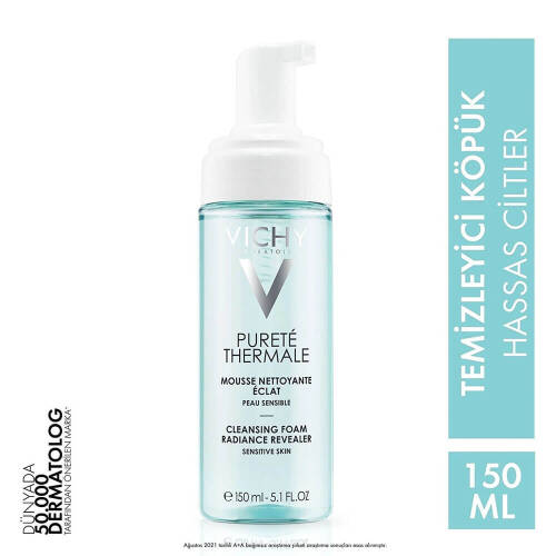 Vichy Purete Thermale Eau Moussant 150 ml Temizleyici Köpük - 1