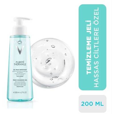 Vichy Purete Thermale Fresh Cleansing Gel 200 ml Temizleme Jeli - 1