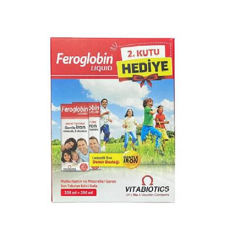 Vitabiotics Feroglobin Liquid 200 Ml 2. Kutu Hediye - 1