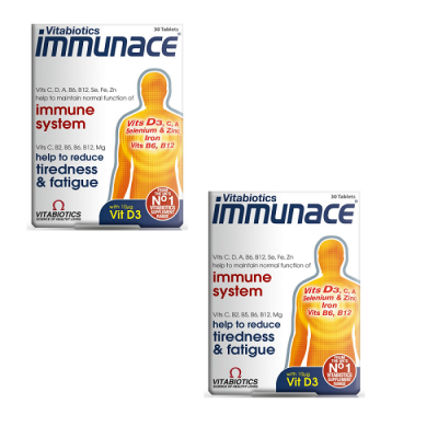 Vitabiotics Immunace 30 Tablet 2'li Avantaj Paketi - 1