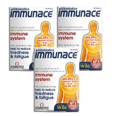 Vitabiotics Immunace 30 Tablet 3'lü Avantaj Paketi - 1