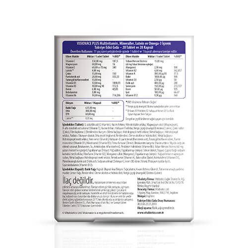 Vitabiotics Visionace Plus 56 Tablet - 2
