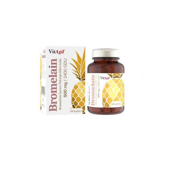 Vitagil Bromelain 500 mg 60 Kapsül - 1