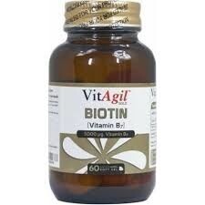 Vitagil Gold Biotin B7 Vitamin 5000 mcg 60 Yumuşak Kapsül