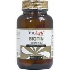 Vitagil Gold Biotin B7 Vitamin 5000 mcg 60 Yumuşak Kapsül - 1
