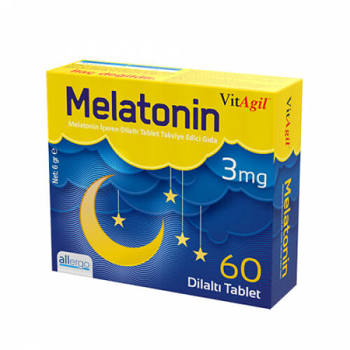 Vitagil Melatonin 60 Dilaltı Tablet - 1
