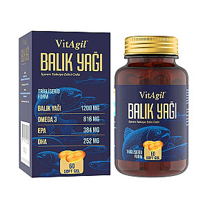Vitagil Omega 3 1200 Balık Yağı 60 SoftGel