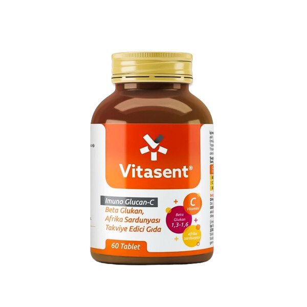 Vitasent Imuno Glucan C Takviye Edici Gıda 60 Tablet - 1