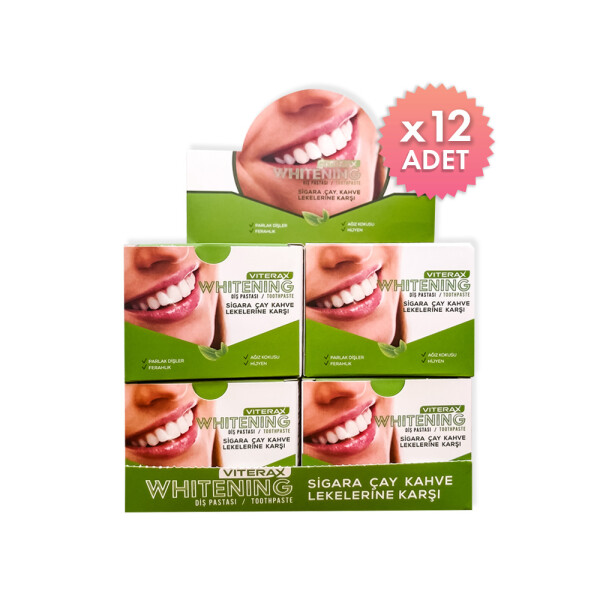 Viterax Beyazlatıcı Diş Pastası Stand 12*12 ml - 1