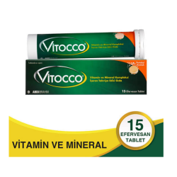 Vitocco Vitamin ve Mineral Kompleksi 15 Efervesan Tablet