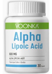 Voonka Alpha Lipoic Acid 30 Kapsül
