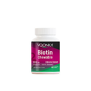 Voonka Biotin Chewable 60 Çiğneme Tableti