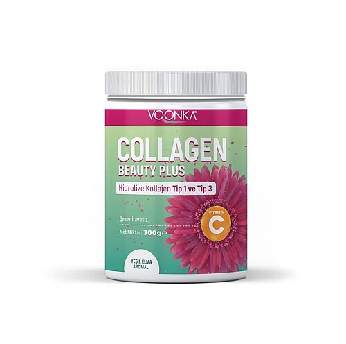 Voonka Collagen Beauty Plus Yeşil Elma 300 g - 1
