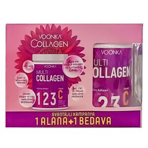 Voonka Multi Collagen Powder 300 gr x2 Avantajlı Kampanya 1 Alana 1 Bedava