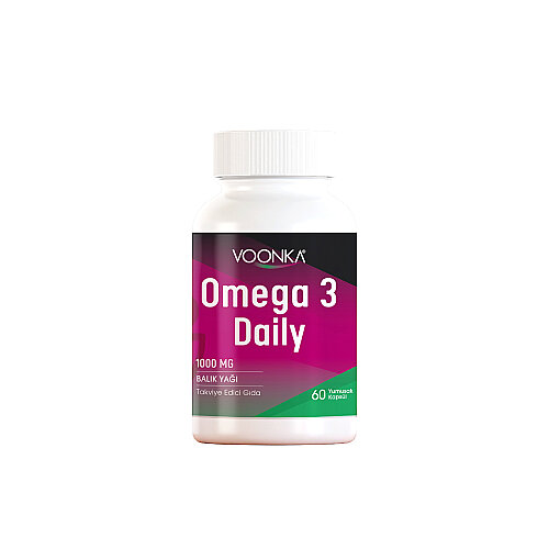 Voonka Omega 3 Daily 60 Yumuşak Kapsül - 1
