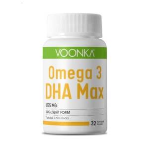 Voonka Omega 3 DHA Max 1275 mg 32 Kapsül