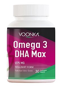 Voonka Omega 3 DHA Max 1275 mg 30 Kapsül