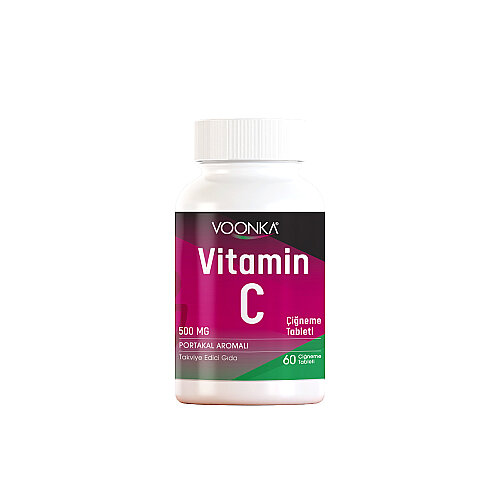 Voonka Vitamin C İçeren Portakal Aromalı 60 Çiğneme Tablet - 1