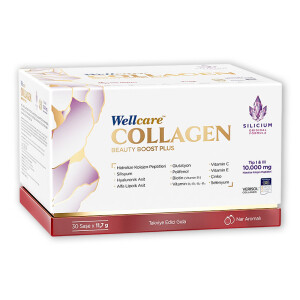 Wellcare Collagen Beauty Boost Plus 10.000 mg 30 Saşe Nar Aromalı         