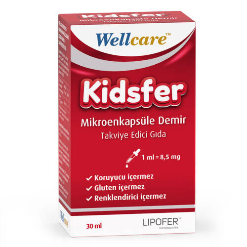 Wellcare Kidsfer Mikroenkapsüle Demir 30 Ml - 1