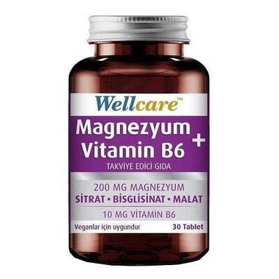 Wellcare Magnezyum + Vitamin B6 30 Tablet - 1