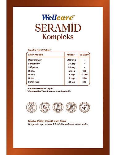 Wellcare Seramid Kompleks 60 Tablet - 2