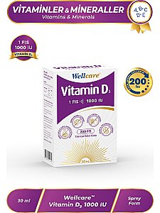 Wellcare Vitamin D3 1000 IU 30 ml