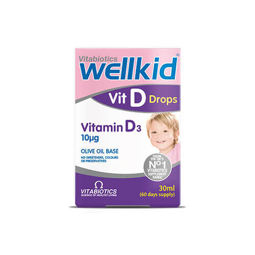 Wellkid Vit D Drops Vitamin D3 30 ml - 1