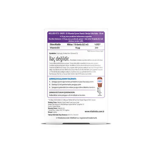 Wellkid Vit D Drops Vitamin D3 30 ml - 2
