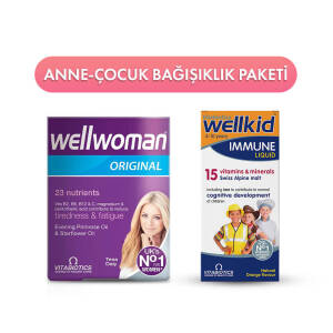 Wellwoman + Wellkid Immune Liquid Anne Çocuk Bağışıklık Paketi