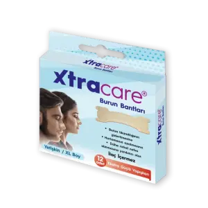 Xtracare Burun Bandı Yetişkin xLarge 12'li