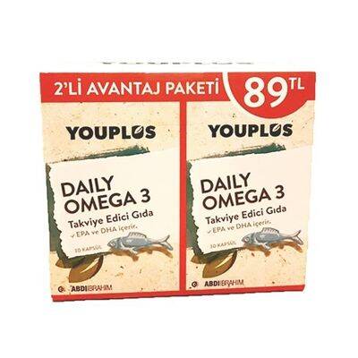 YouPlus Daily Omega-3 Balık Yağı 2 Al 1 Öde - 1