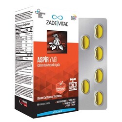 Zade Vital Aspir Yağı 600 mg 60 Kapsül