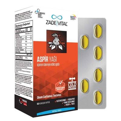 Zade Vital Aspir Yağı 600 mg 60 Kapsül - 1