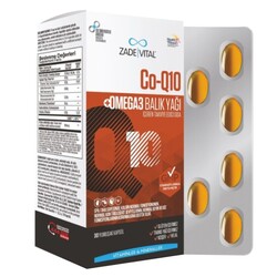Zade Vital Co-Q10 & Omega 3 30 Kapsül