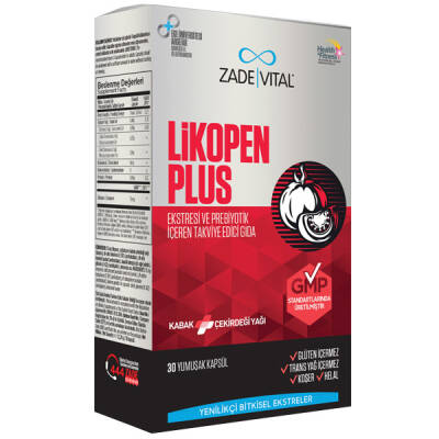 Zade Vital Likopen Plus 500 mg 30 Kapsül - 1