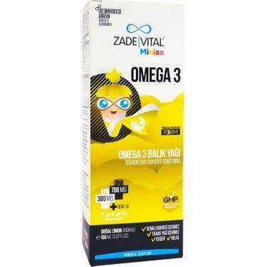 Zade Vital Miniza Omega-3 Balık Yağı 150 ml - 1