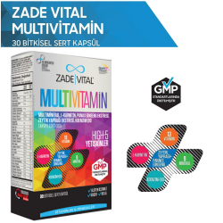 Zade Vital Multivitamin 30 Bitkisel Kapsül - Zade Vital